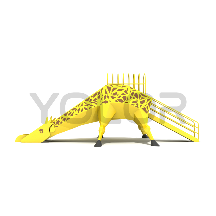 [铁艺组合]长颈鹿滑梯2