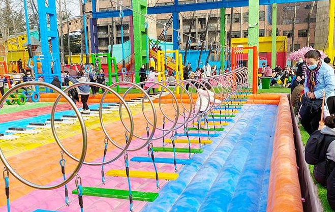 2022适合户外的无动力亲子乐园设备 非标类儿童游乐设施