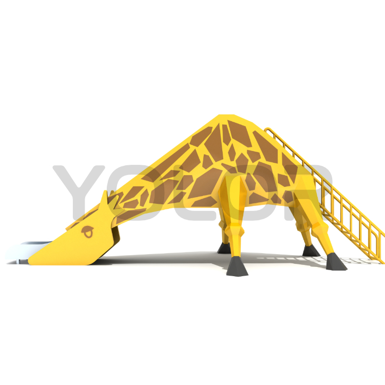 [铁艺组合]长颈鹿滑梯1